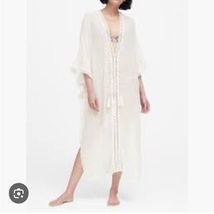 Eberjey Summer Of Love ilda‎ Cover Up In Cloud Size Large